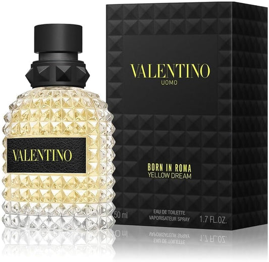 Valentino Uomo Born in Roma Yellow Dream 3.4 oz EDT Spray for Men *New in Box